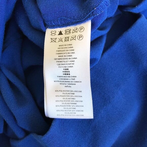 Michael Kors Blue Belted Dress - Picture 8 of 8